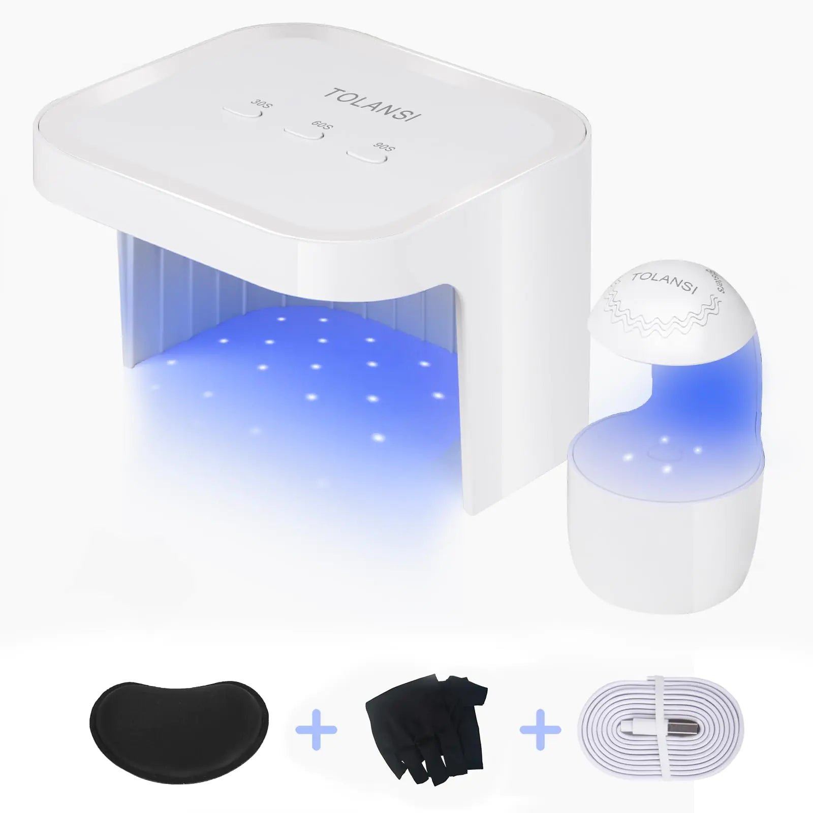 2-in-1 UV LED Nail Lamps & Mini Nail Lamp Kit