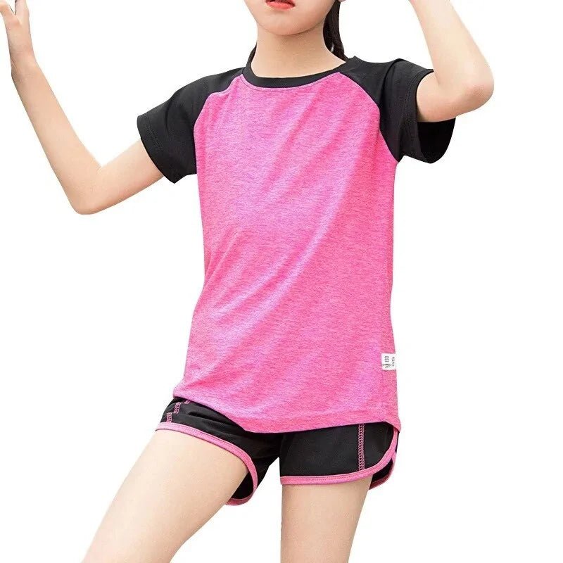 Kids Activewear T-shirt & Gym Shorts Set - GNS Beauty & Personal Care