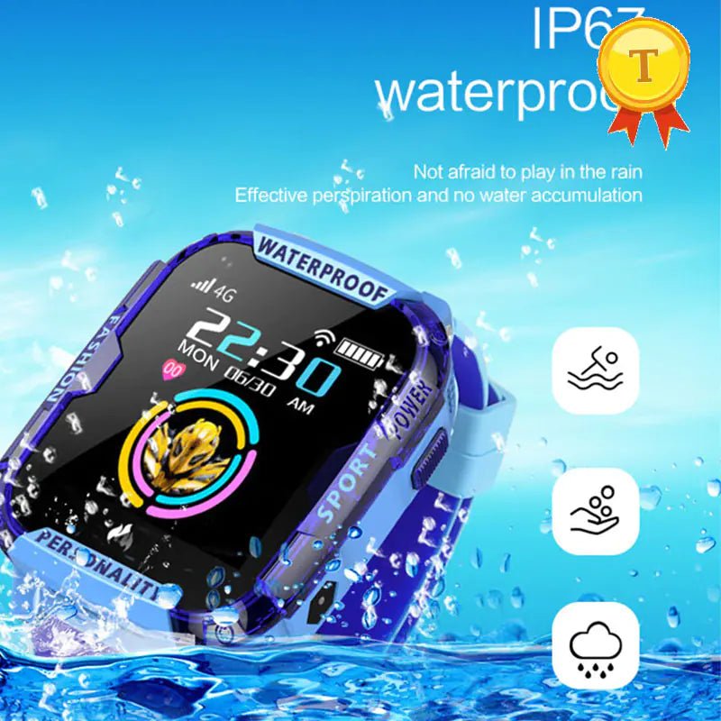 Kids SmartWatch 4G with GPS Tracker, Touch Screen & Camera - GNS Beauty & Personal Care