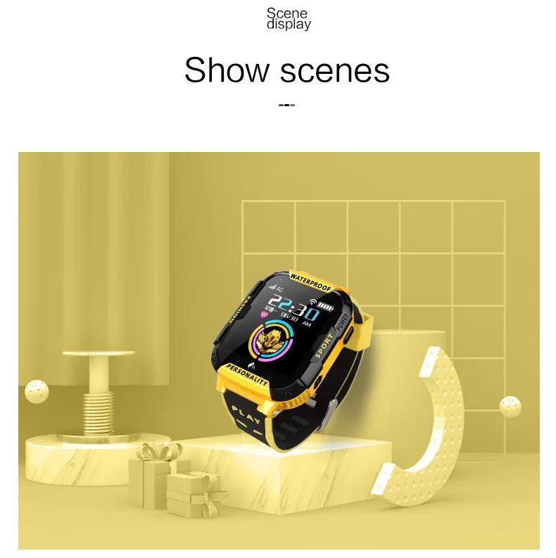 Kids SmartWatch 4G with GPS Tracker, Touch Screen & Camera - GNS Beauty & Personal Care