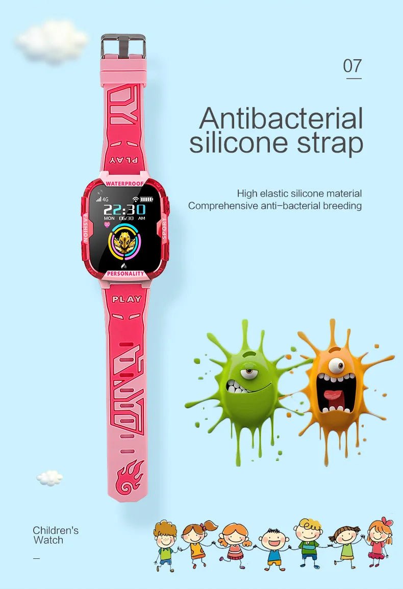 Kids SmartWatch 4G with GPS Tracker, Touch Screen & Camera - GNS Beauty & Personal Care