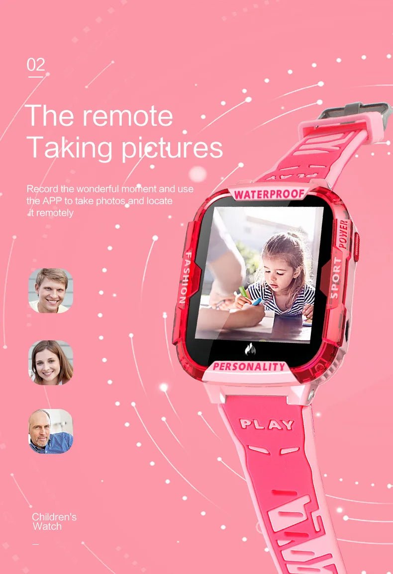 Kids SmartWatch 4G with GPS Tracker, Touch Screen & Camera - GNS Beauty & Personal Care