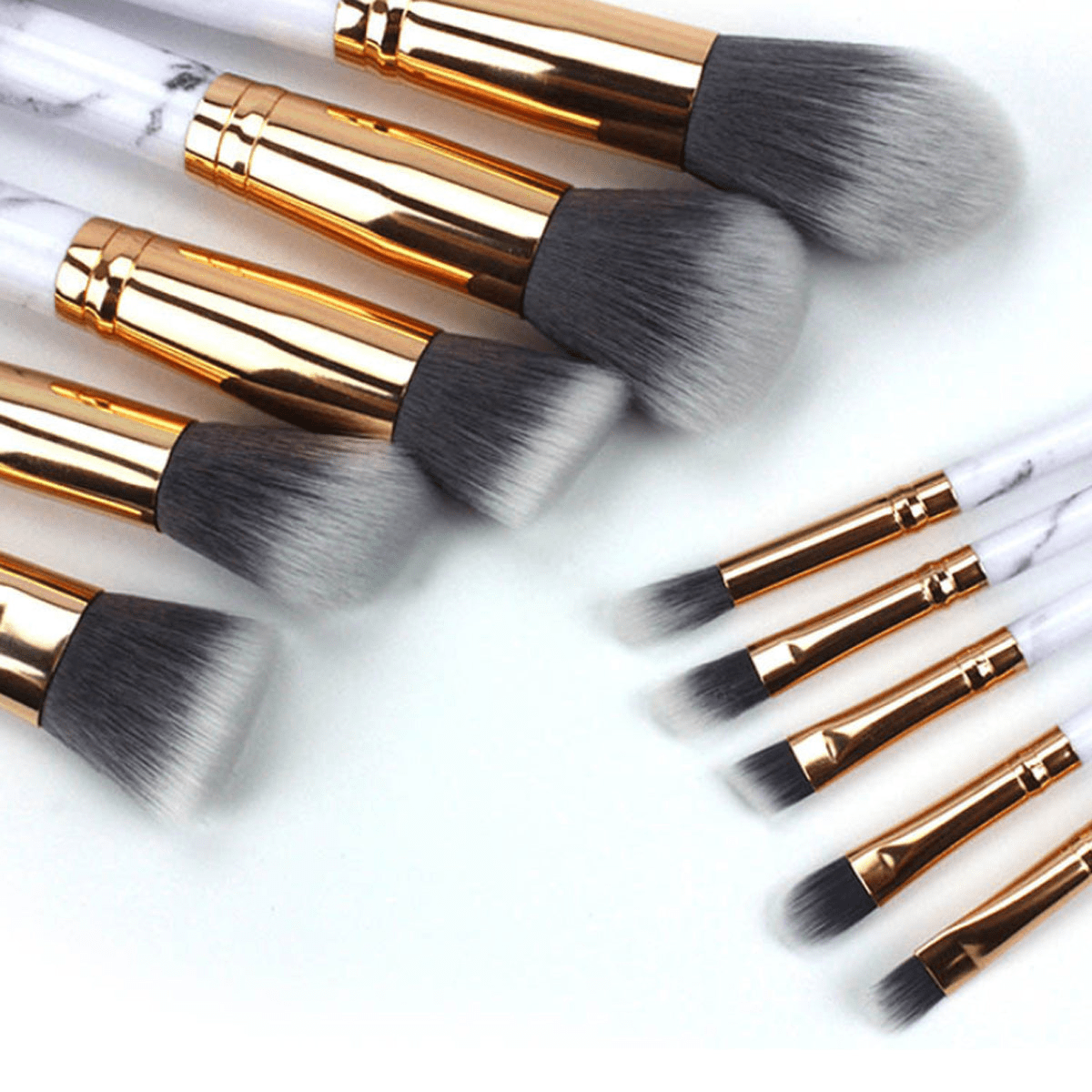 La Canica 10 - in - 1 Makeup Brush Set with Travel - Friendly Container - GNS Beauty & Personal Care
