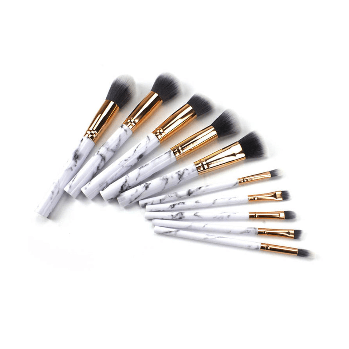 La Canica 10 - in - 1 Makeup Brush Set with Travel - Friendly Container - GNS Beauty & Personal Care