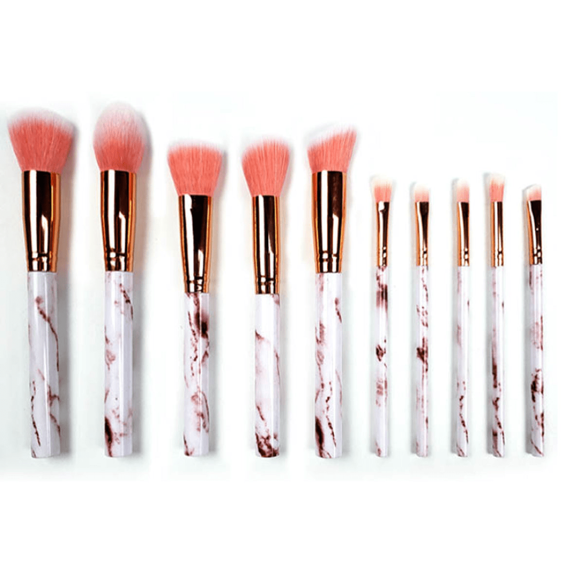 La Canica 10 - in - 1 Makeup Brush Set with Travel - Friendly Container - GNS Beauty & Personal Care