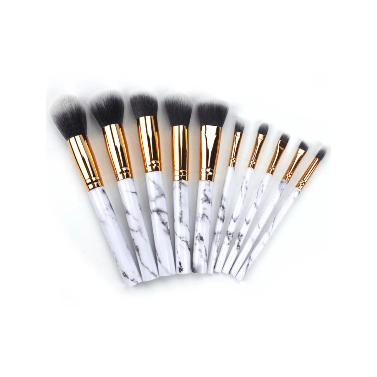 La Canica 10 - in - 1 Makeup Brush Set with Travel - Friendly Container - GNS Beauty & Personal Care