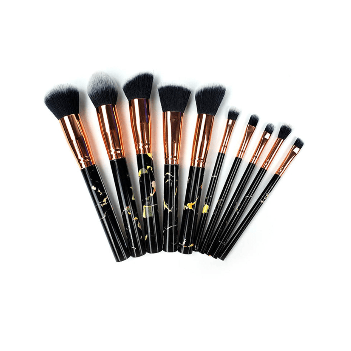 La Canica 10 - in - 1 Makeup Brush Set with Travel - Friendly Container - GNS Beauty & Personal Care