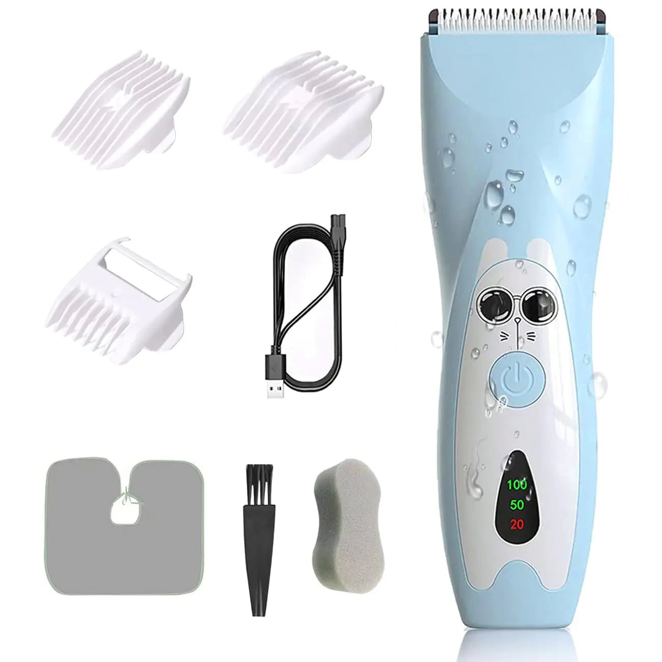 LANMODA Baby Hair Clippers - Ultra - Quiet, Waterproof & Rechargeable - GNS Beauty & Personal Care