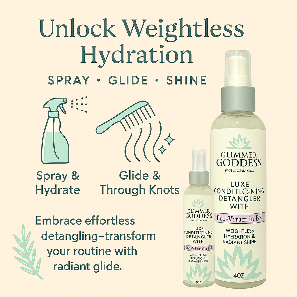 Luxe Conditioning Detangler with Pro - Vitamin B5 – Weightless Hydration & Radiant Shine - GNS Beauty & Personal Care