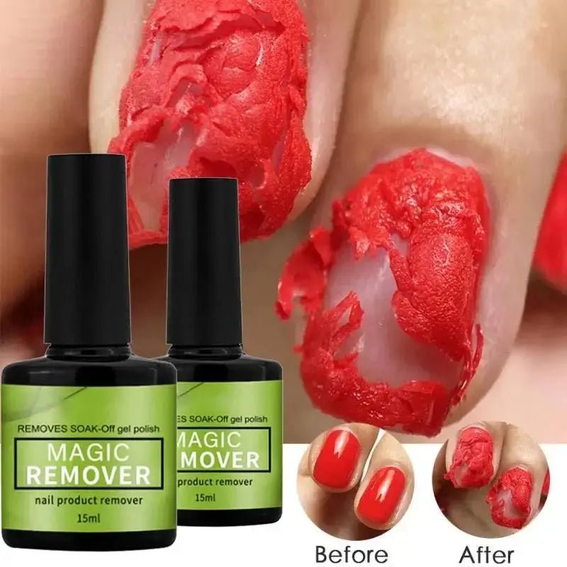 Magic Gel Nail Polish Remover – Fast, Gentle & Odor - Free Polish Removal - GNS Beauty & Personal Care
