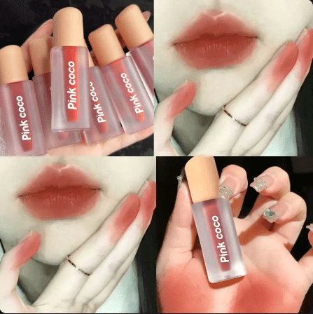 Matte Lip Mud Gloss for Students - 6 Vibrant Shades - GNS Beauty & Personal Care