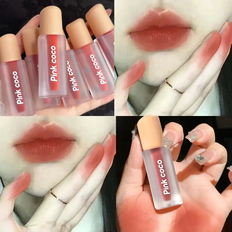 Matte Lip Mud Gloss for Students - 6 Vibrant Shades - GNS Beauty & Personal Care