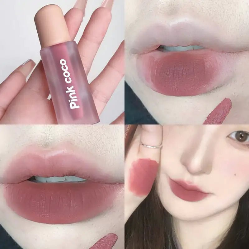 Matte Lip Mud Gloss for Students - 6 Vibrant Shades - GNS Beauty & Personal Care