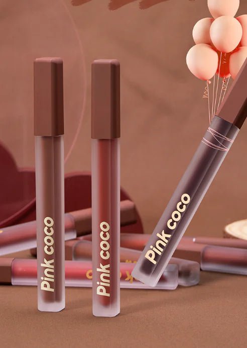 Matte Lip Mud Gloss for Students - 6 Vibrant Shades - GNS Beauty & Personal Care