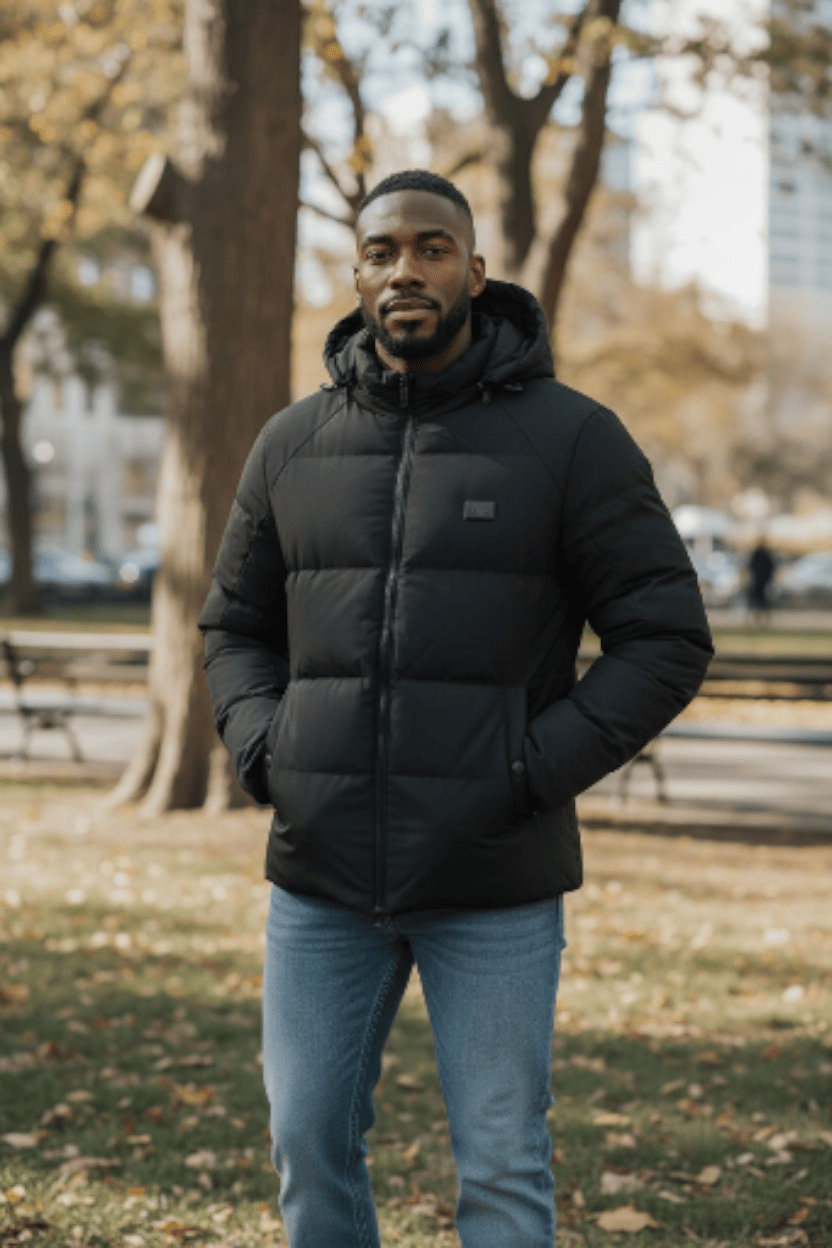 Men's Heated Hoodie Jacket with Carbon Fiber USB - GNS Beauty & Personal Care