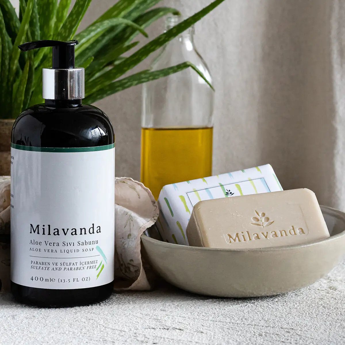 Milavanda Aloe Vera Liquid Soap – Pure Hydration for Delicate Skin - GNS Beauty & Personal Care