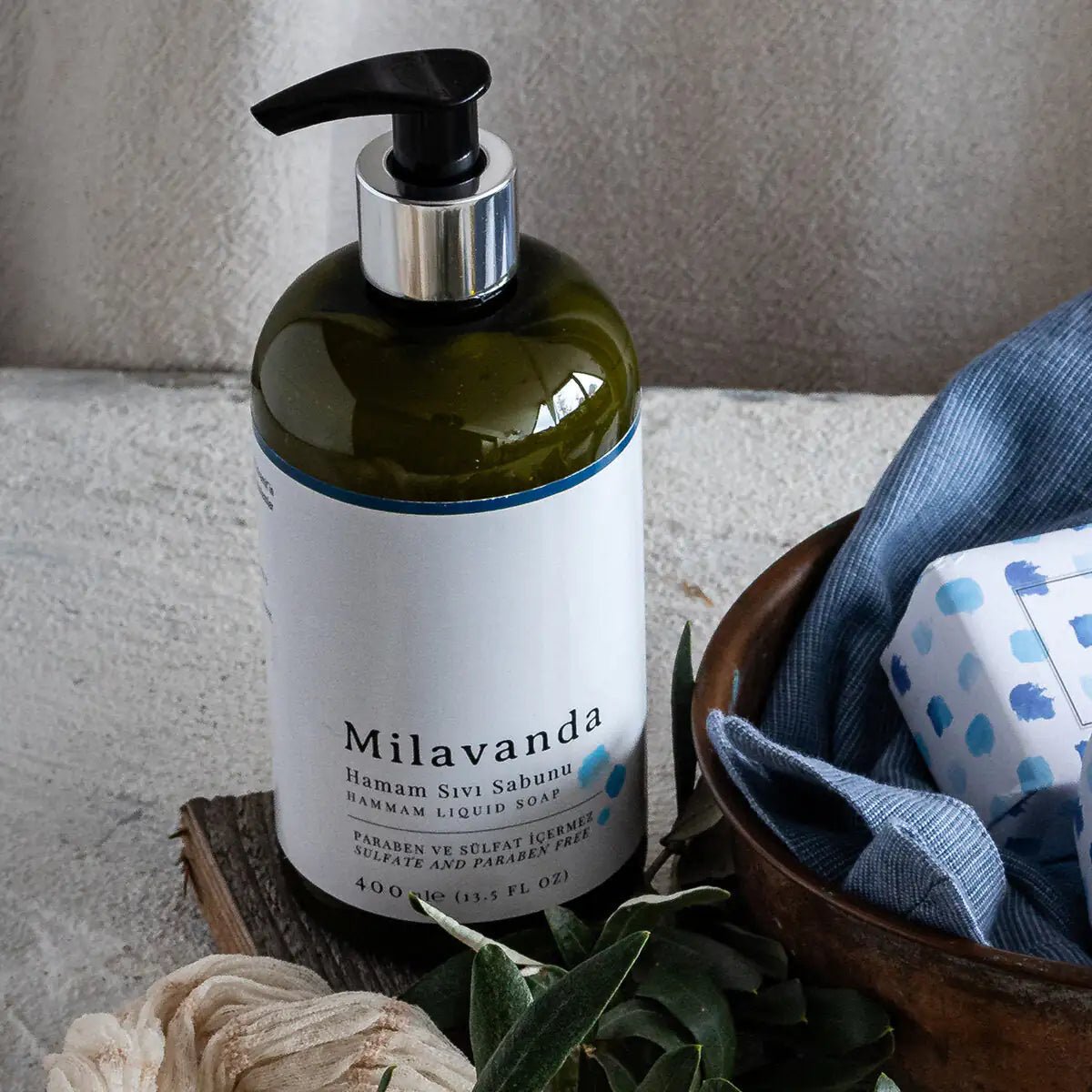 Milavanda Hamam Scented Liquid Soap – Turkish Bath Luxury for Everyday Rituals - GNS Beauty & Personal Care