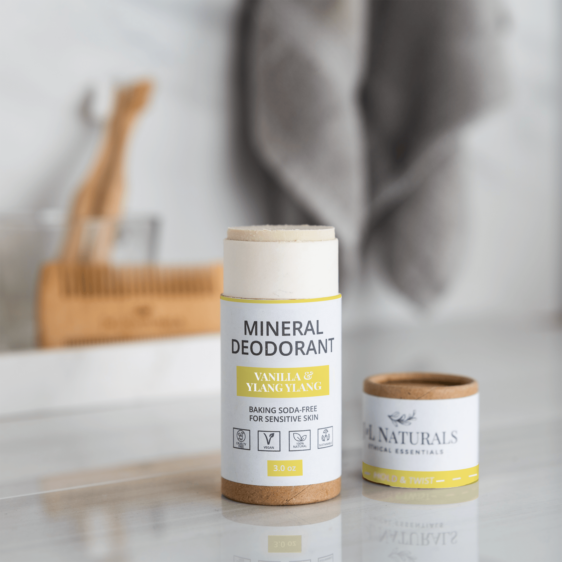 Mineral Deodorant (2 - Pack) – Baking Soda - Free for Sensitive Skin - GNS Beauty & Personal Care
