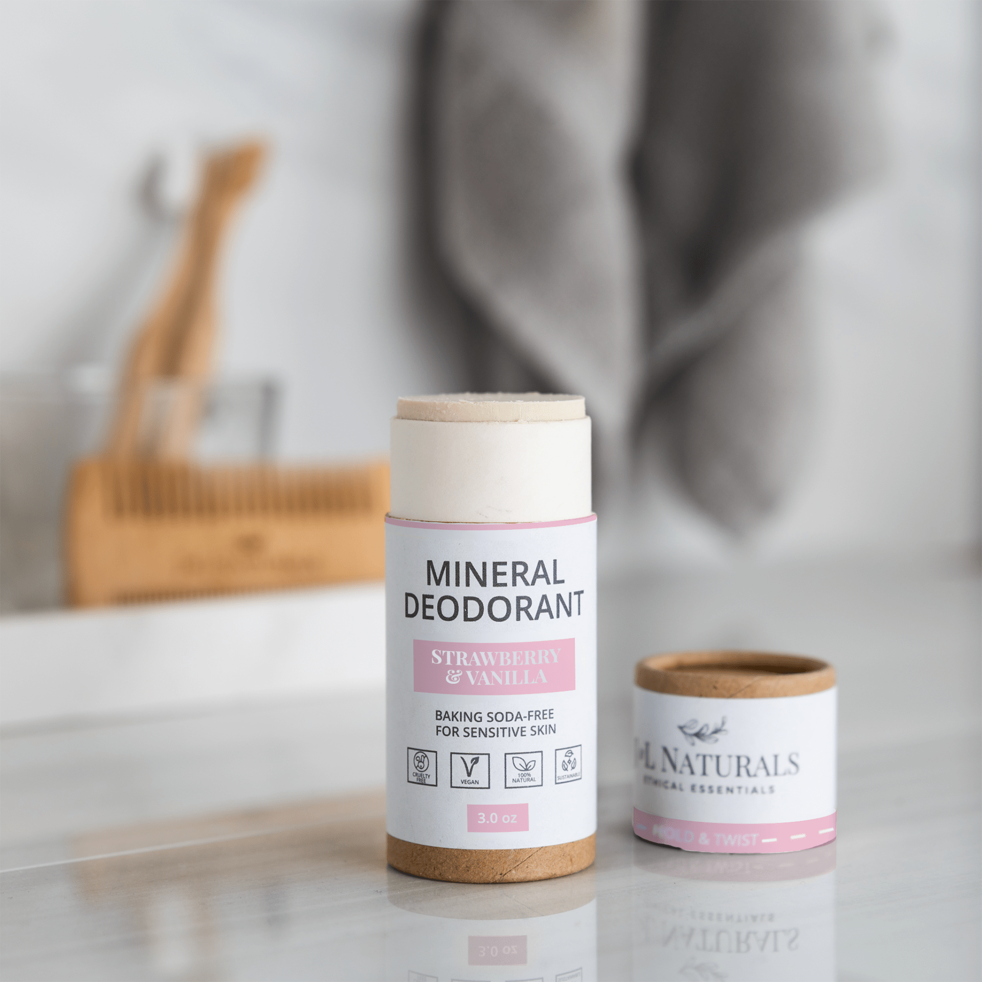 Mineral Deodorant (2 - Pack) – Baking Soda - Free for Sensitive Skin - GNS Beauty & Personal Care