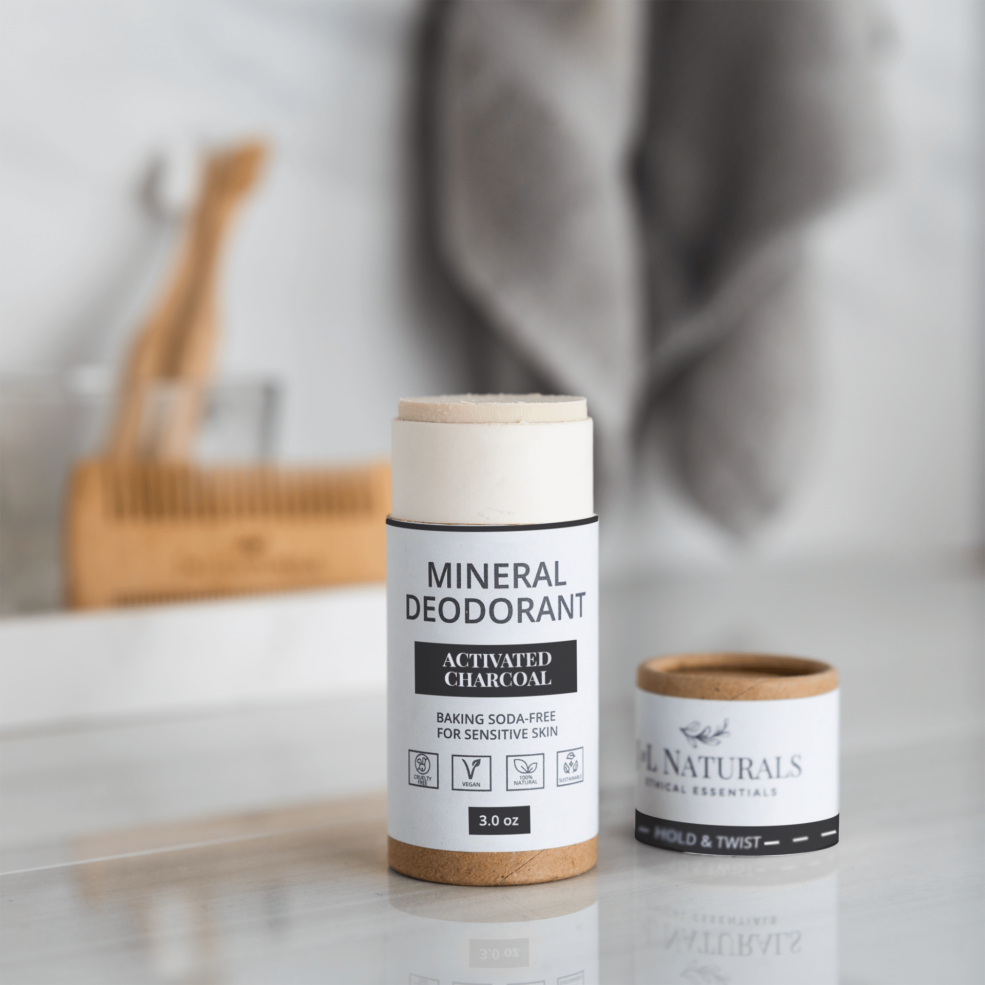 Mineral Deodorant (2 - Pack) – Baking Soda - Free for Sensitive Skin - GNS Beauty & Personal Care