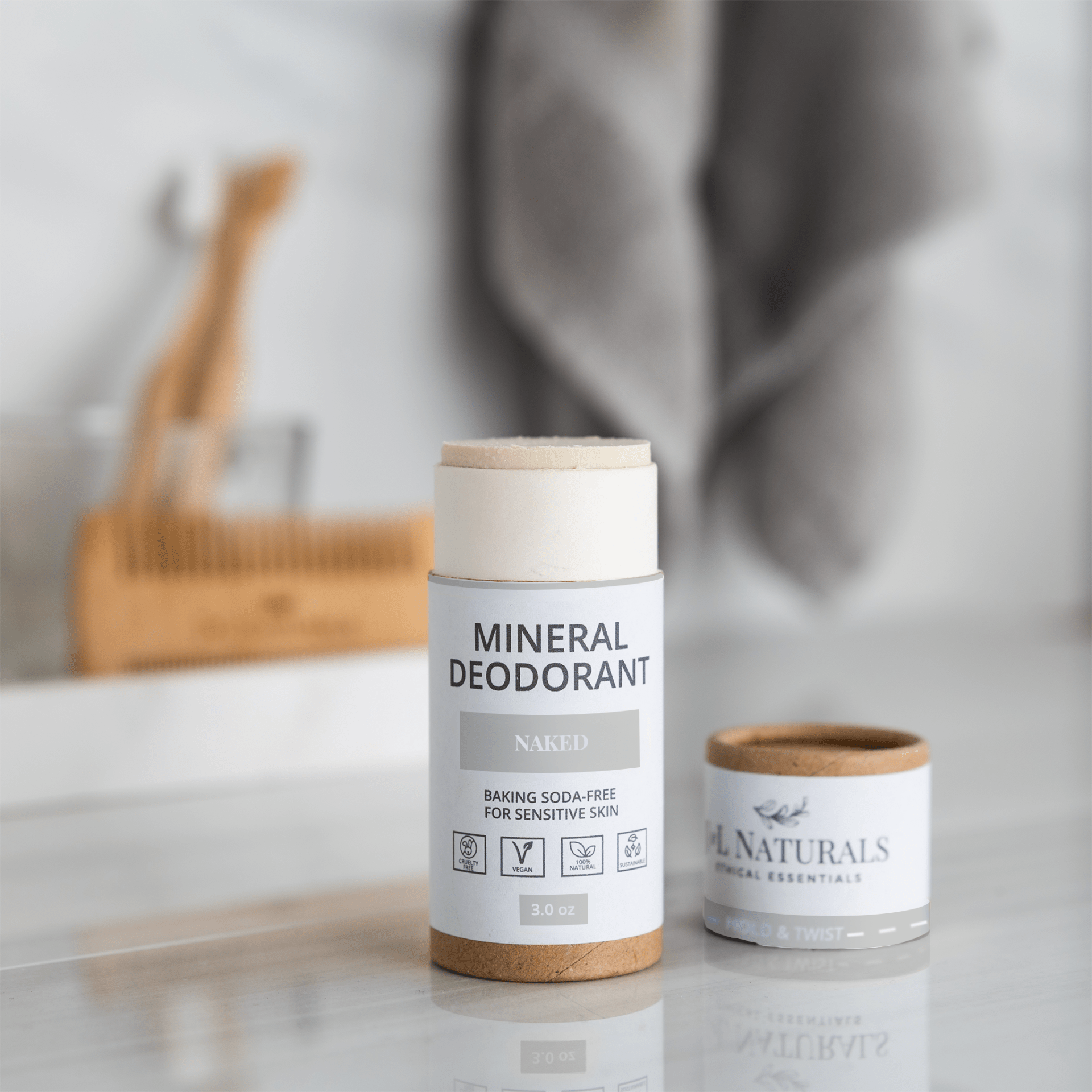 Mineral Deodorant (2 - Pack) – Baking Soda - Free for Sensitive Skin - GNS Beauty & Personal Care