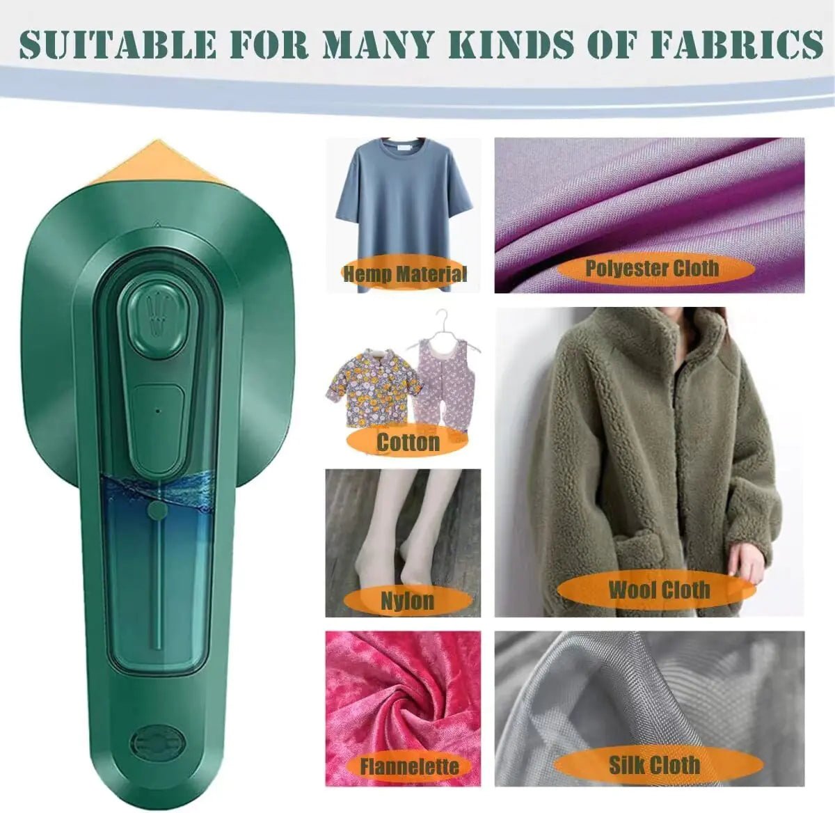 Mini Portable Steam Iron – Effortless Wrinkle - Free Garment Care Anywhere - GNS Beauty & Personal Care