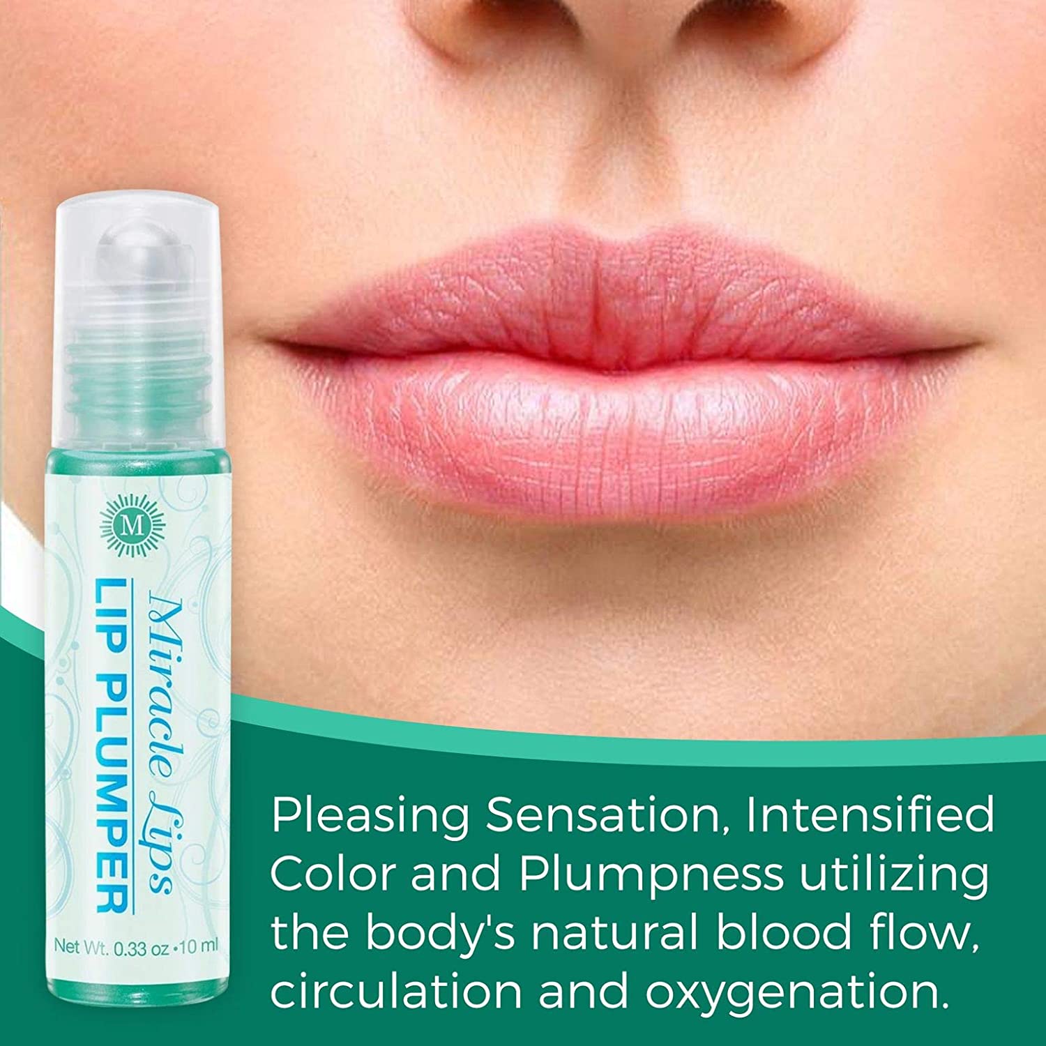 Miracle Lips PLUMPER in a Rich Buttery, Vitamin Base For Fullness, Volume and Color - GNS Beauty & Personal Care