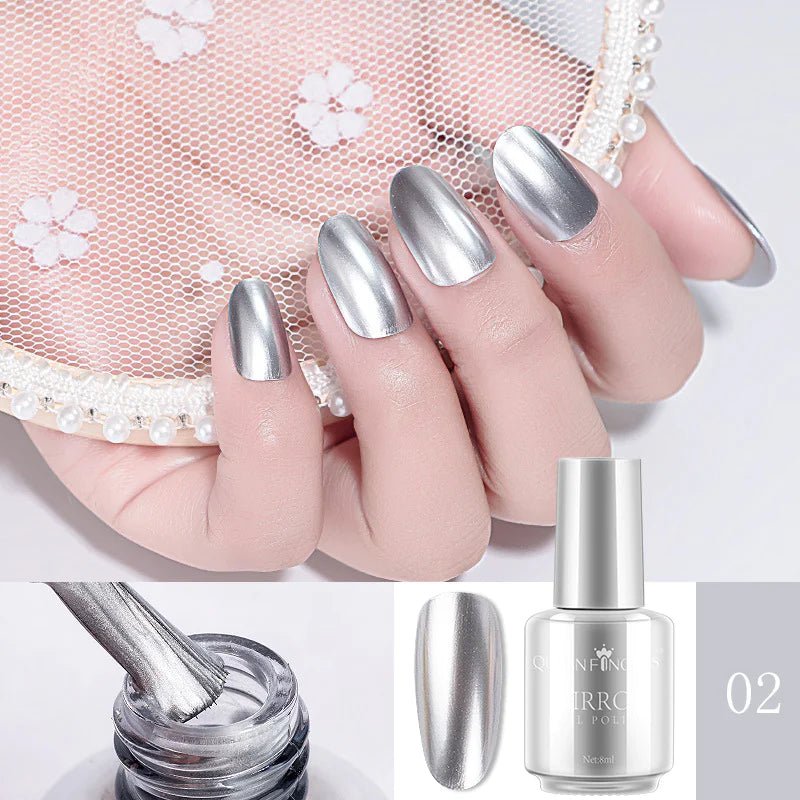 Mirror Nail Polish – High - Shine Metallic Beauty for a Flawless Finish - GNS Beauty & Personal Care