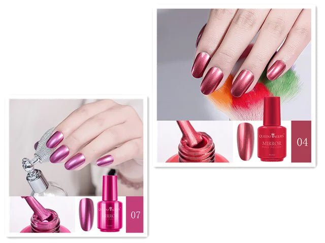 Mirror Nail Polish – High - Shine Metallic Beauty for a Flawless Finish - GNS Beauty & Personal Care