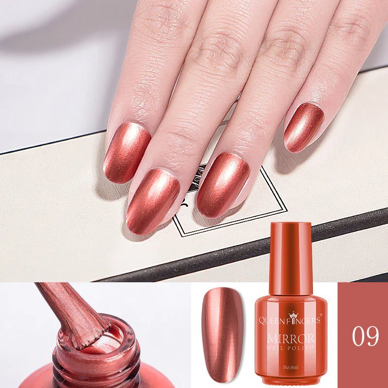 Mirror Nail Polish – High - Shine Metallic Beauty for a Flawless Finish - GNS Beauty & Personal Care