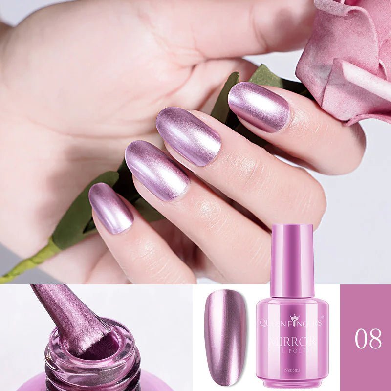 Mirror Nail Polish – High - Shine Metallic Beauty for a Flawless Finish - GNS Beauty & Personal Care