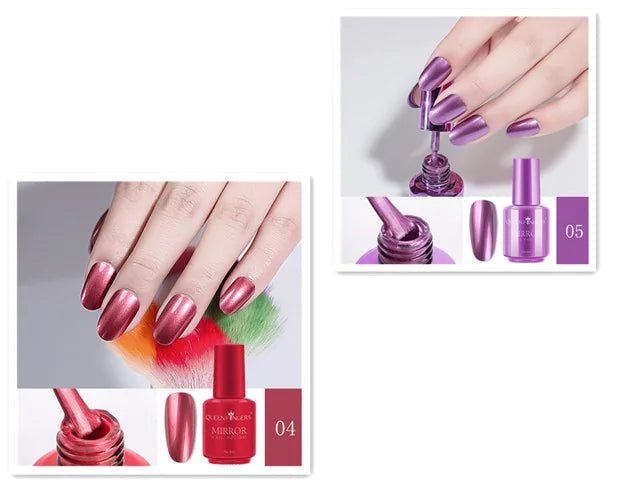 Mirror Nail Polish – High - Shine Metallic Beauty for a Flawless Finish - GNS Beauty & Personal Care