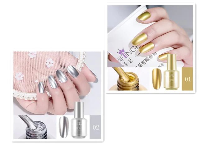 Mirror Nail Polish – High - Shine Metallic Beauty for a Flawless Finish - GNS Beauty & Personal Care