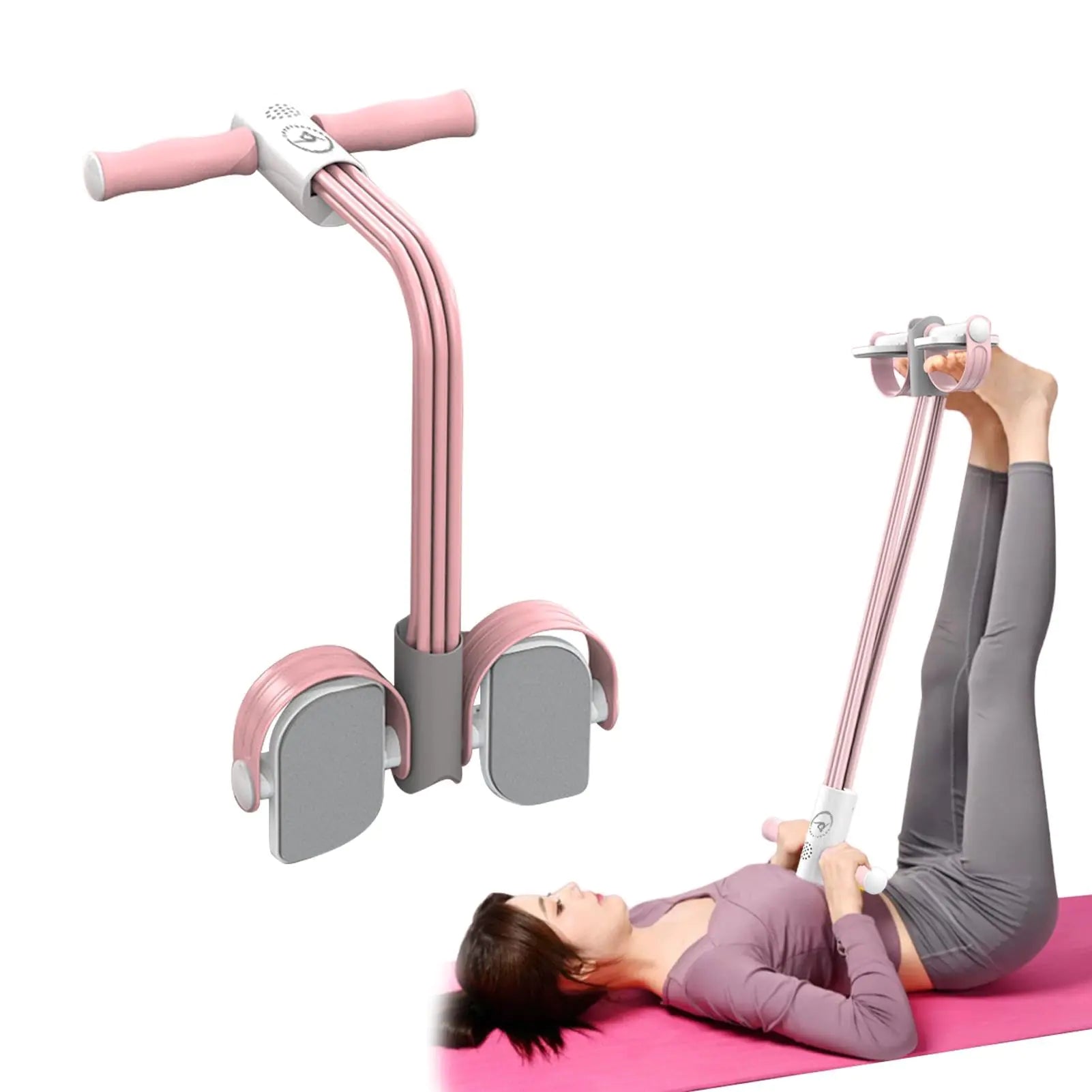 Multifunctional Pedal Puller Resistance Rope (Pink) - GNS Beauty & Personal Care