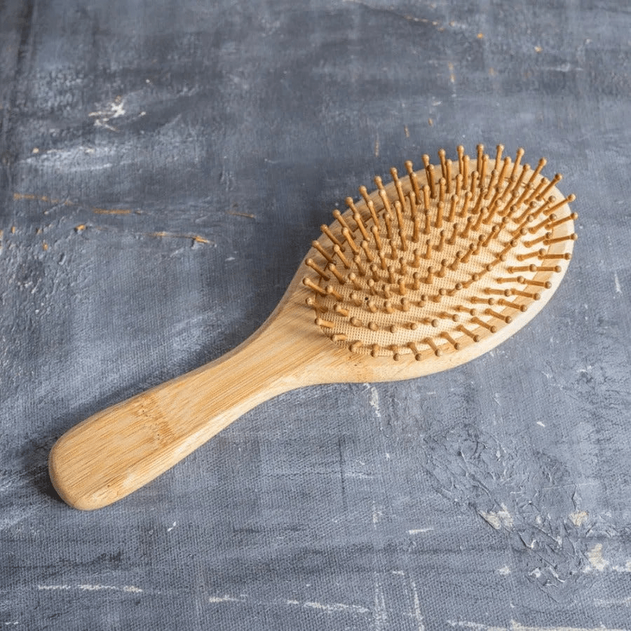 Natural Bamboo Hair Brush Set - Eco - Friendly Detangling & Scalp Massage Kit - GNS Beauty & Personal Care