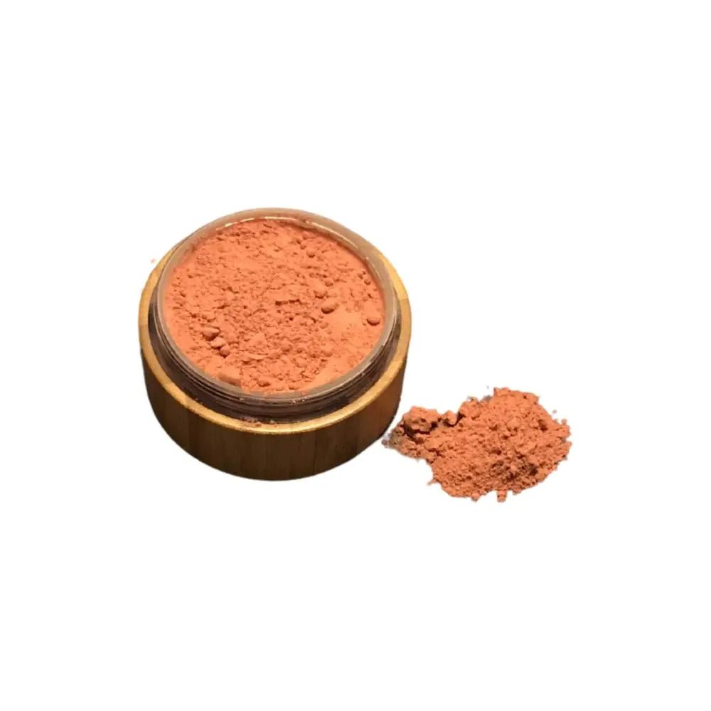 Natural Blush Loose Powder Set with Reusable Bamboo Container - GNS Beauty & Personal Care