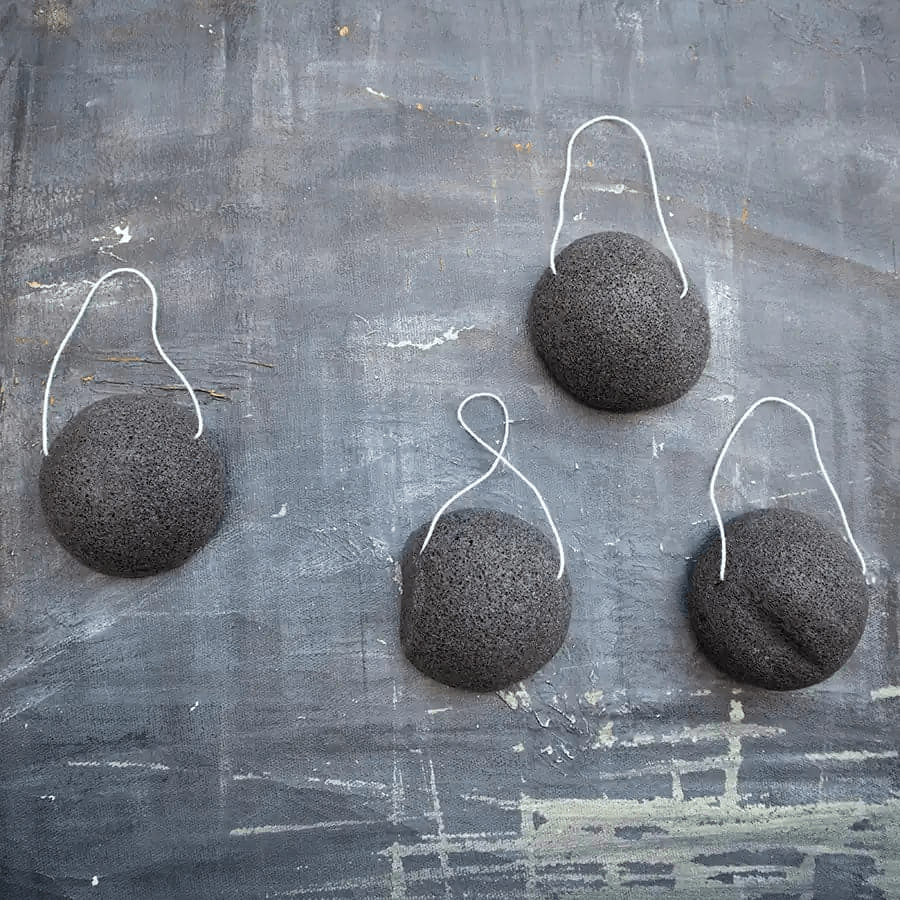 Natural Face Exfoliator - Konjac Facial Sponge with Charcoal - GNS Beauty & Personal Care