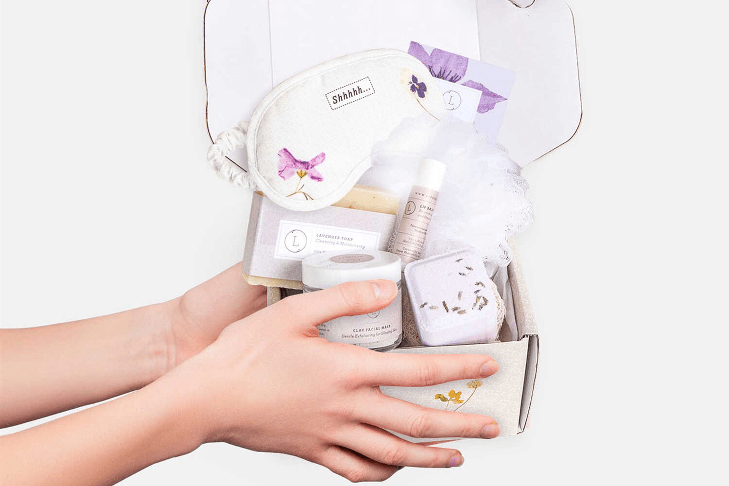 Natural Lavender Gift Set - Luxurious Skincare & Relaxation Box - GNS Beauty & Personal Care