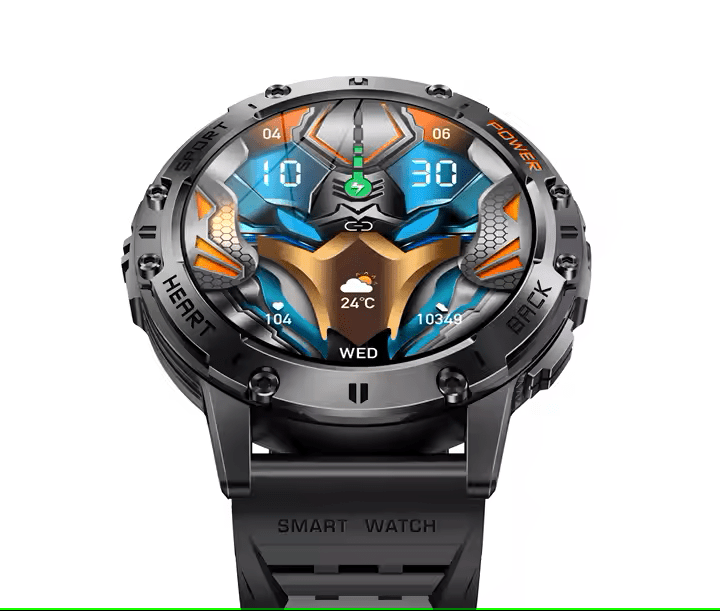 Next - Level Performance: Premium Military Smartwatch with AMOLED Screen - GNS Beauty & Personal Care