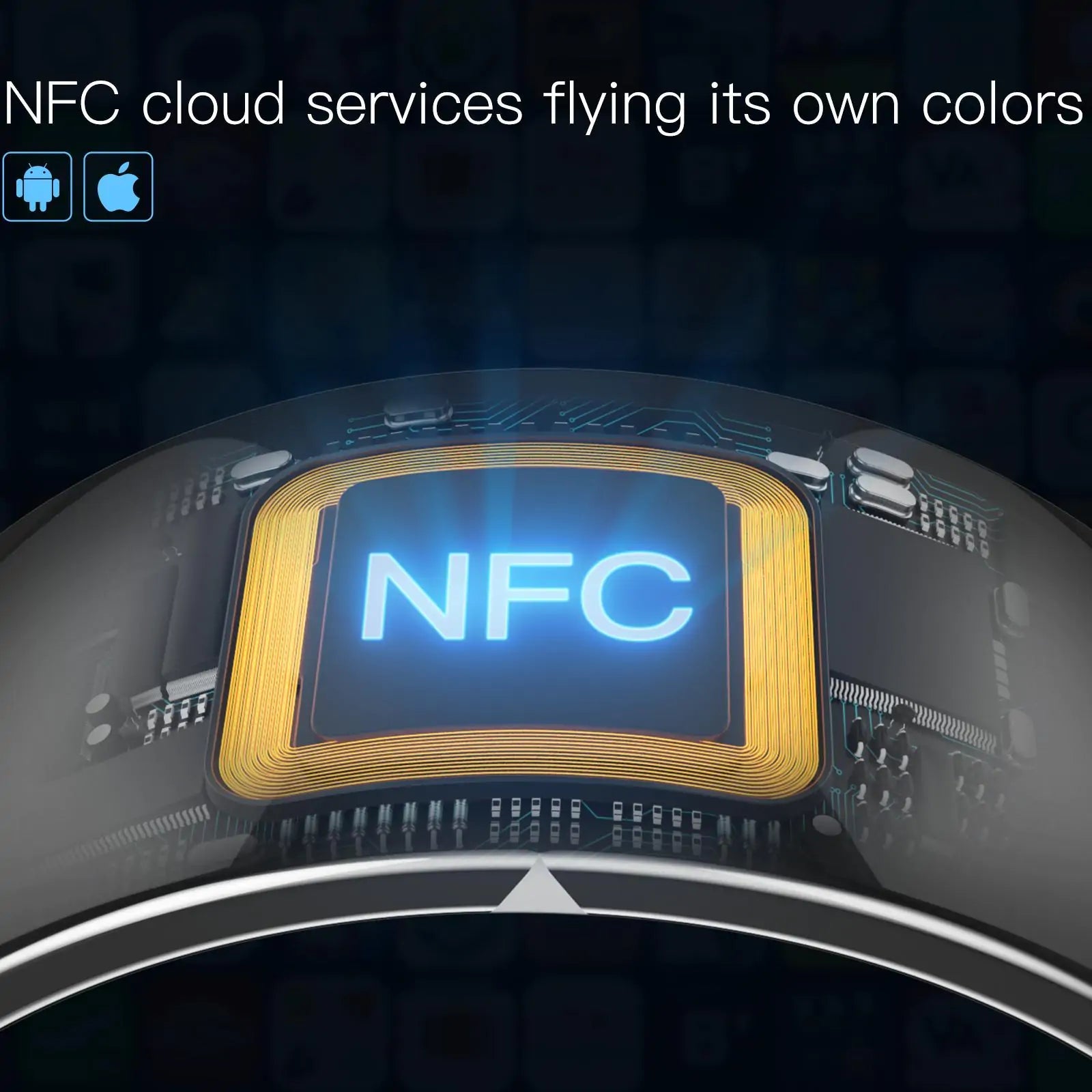 NFC Smart Ring - Secure, Connect, and Monitor - GNS Beauty & Personal Care