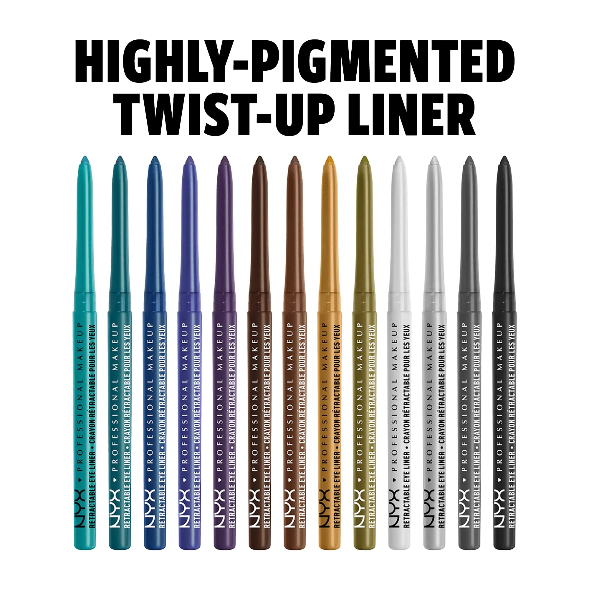 NYX Professional Makeup Mechanical Eyeliner Pencil, Gypsy Blue - Long - Lasting & Creamy Precision - GNS Beauty & Personal Care