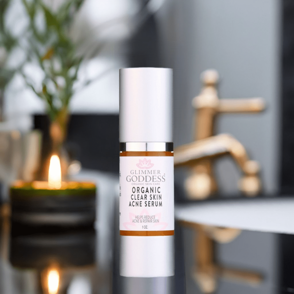 Organic Acne Serum for Clear, Balanced Skin by Glimmer Goddess - GNS Beauty & Personal Care