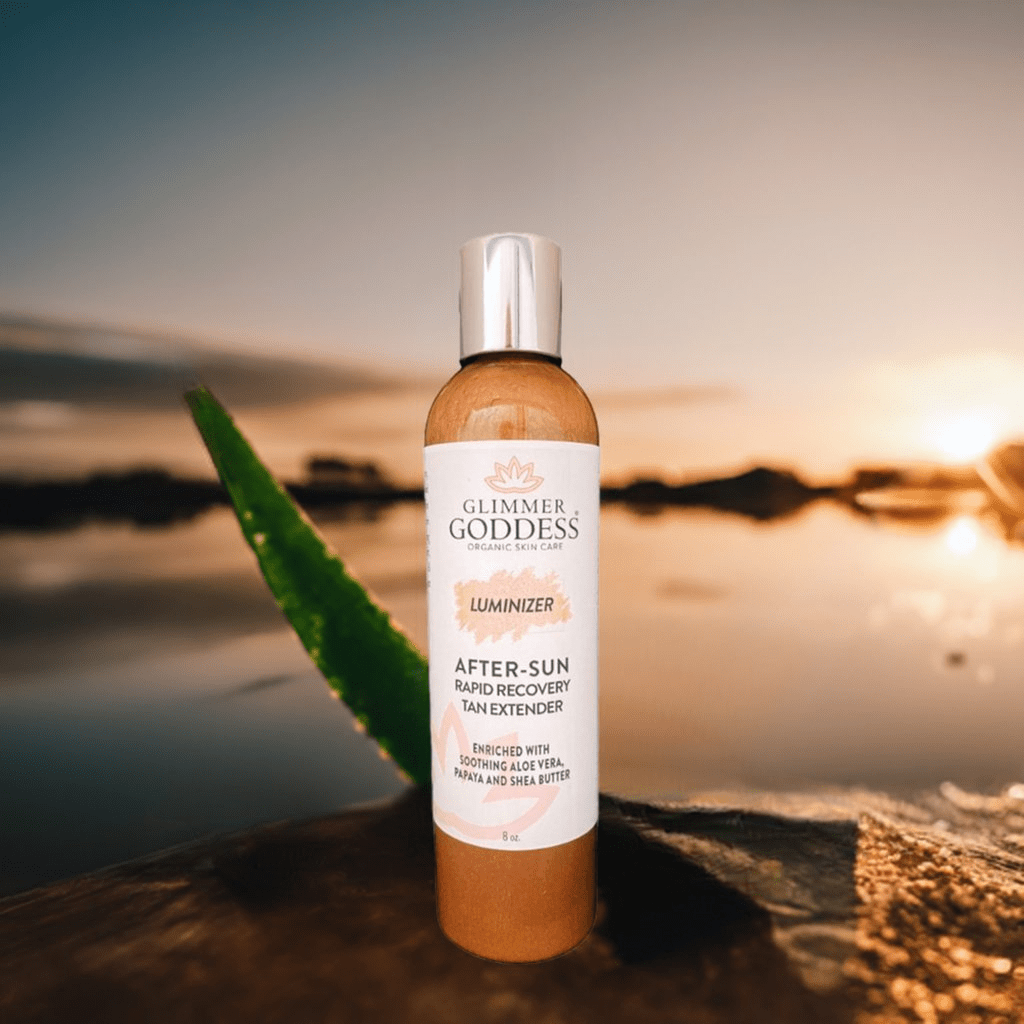 Organic After Sun Lotion & Tan Extender + Luminizing Shimmer - GNS Beauty & Personal Care