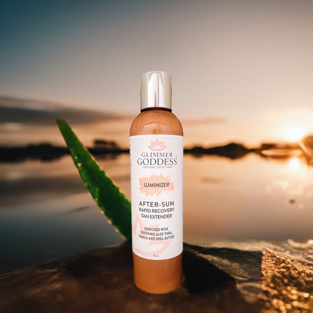 Organic After Sun Lotion & Tan Extender + Luminizing Shimmer - GNS Beauty & Personal Care