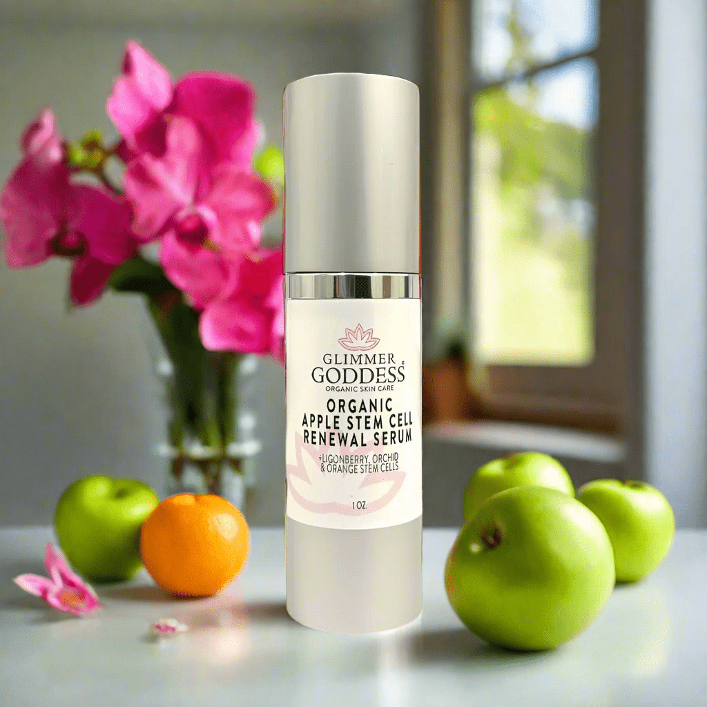 Organic Apple Stem Cell Anti - Aging Serum | Lingonberry, Orchid & Orange Stem Cells for Hydration & Wrinkle Defense - GNS Beauty & Personal Care