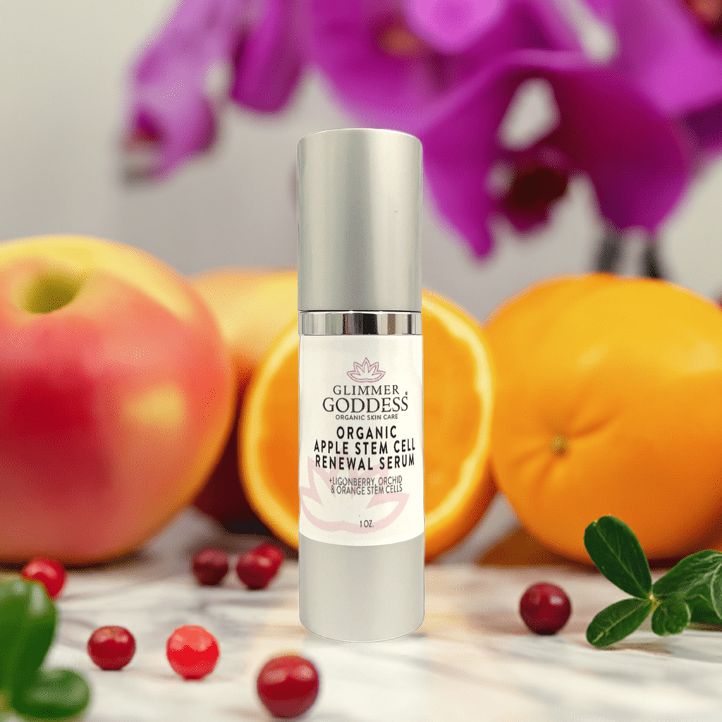 Organic Apple Stem Cell Anti - Aging Serum | Lingonberry, Orchid & Orange Stem Cells for Hydration & Wrinkle Defense - GNS Beauty & Personal Care