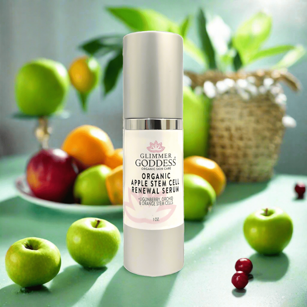 Organic Apple Stem Cell Anti - Aging Serum | Lingonberry, Orchid & Orange Stem Cells for Hydration & Wrinkle Defense - GNS Beauty & Personal Care
