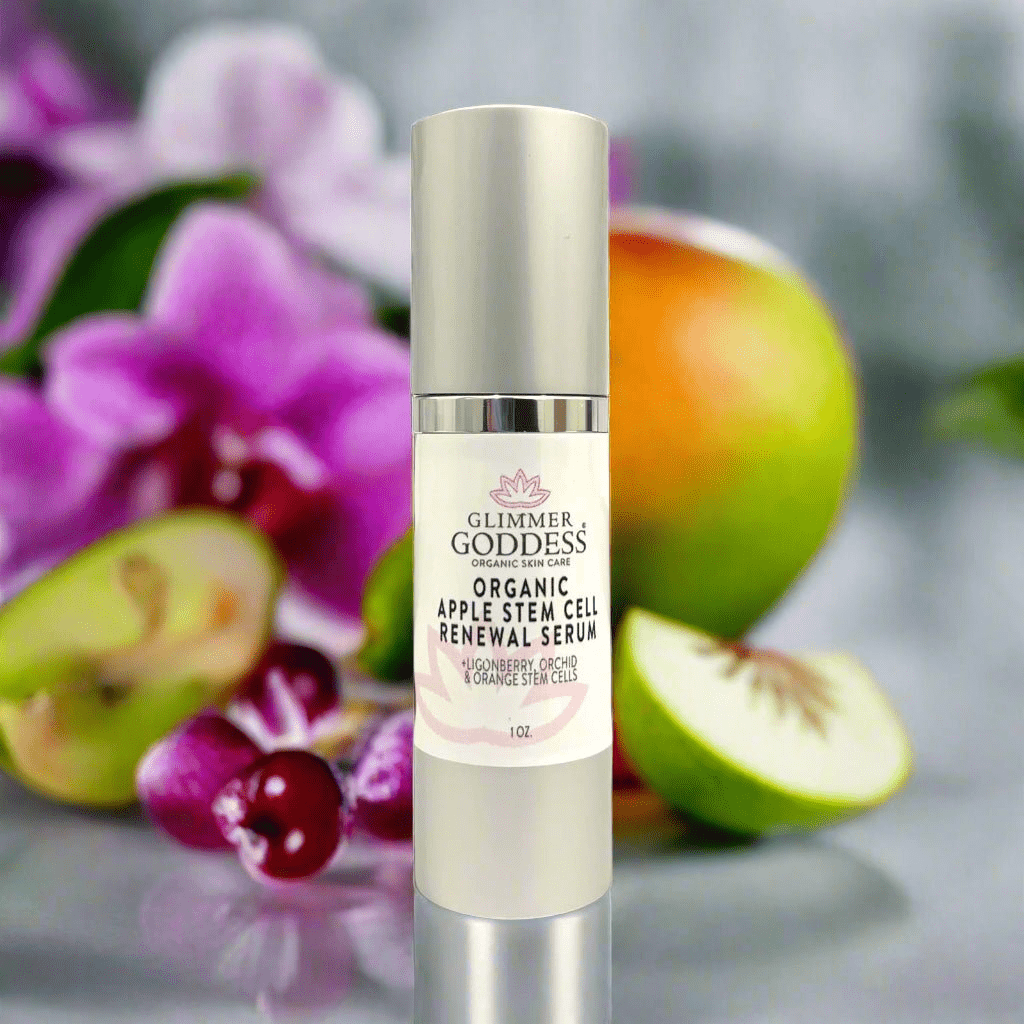 Organic Apple Stem Cell Anti - Aging Serum | Lingonberry, Orchid & Orange Stem Cells for Hydration & Wrinkle Defense - GNS Beauty & Personal Care
