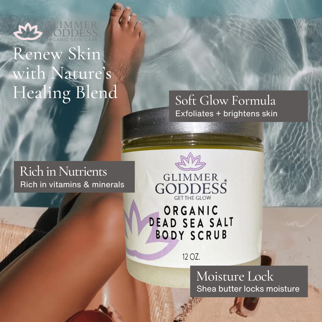 Organic Body Scrub with Dead Sea Salt & Shea Butter - GNS Beauty & Personal Care