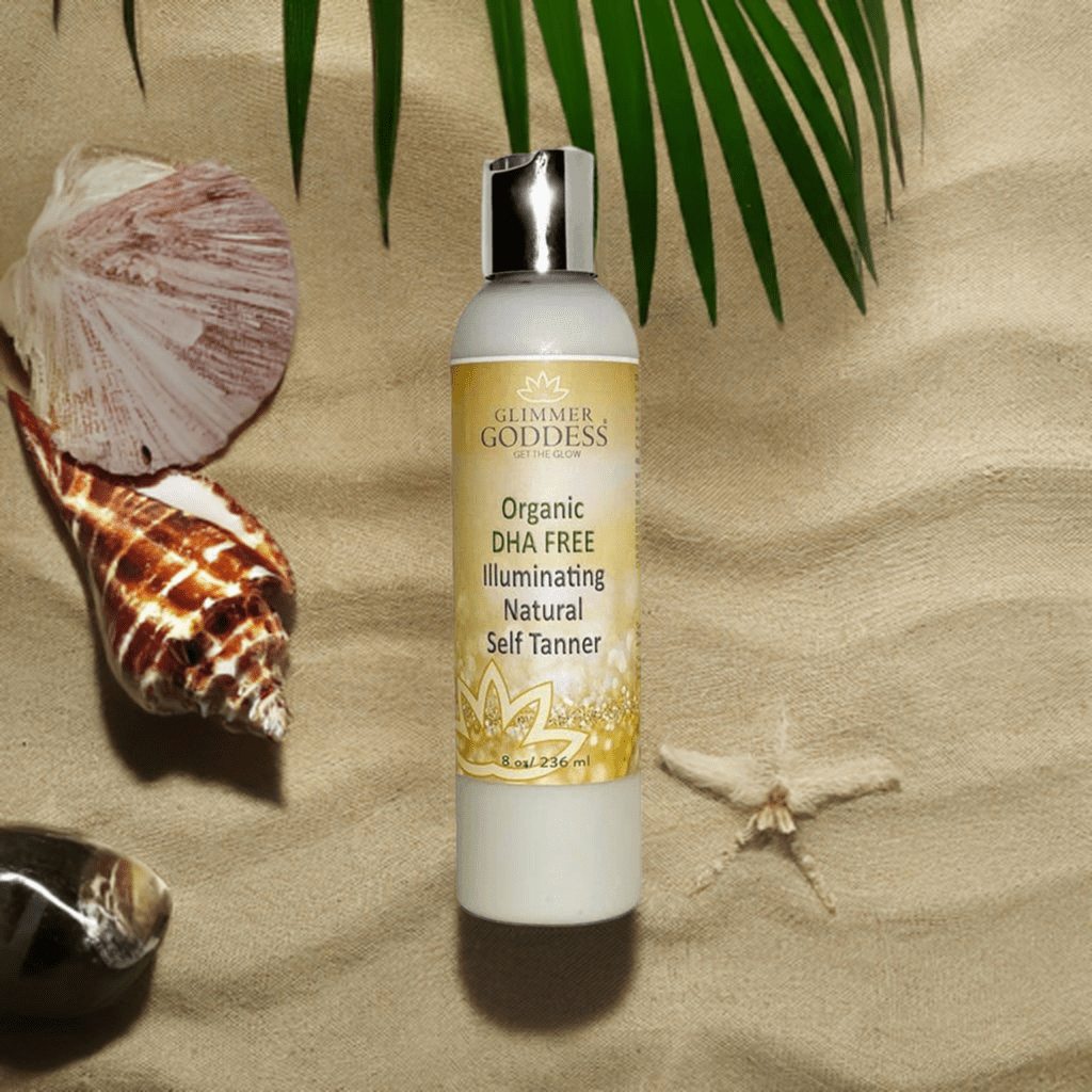 Organic DHA Free Self Tanner by Glimmer Goddess for a Natural Sun‑Kissed Glow - GNS Beauty & Personal Care